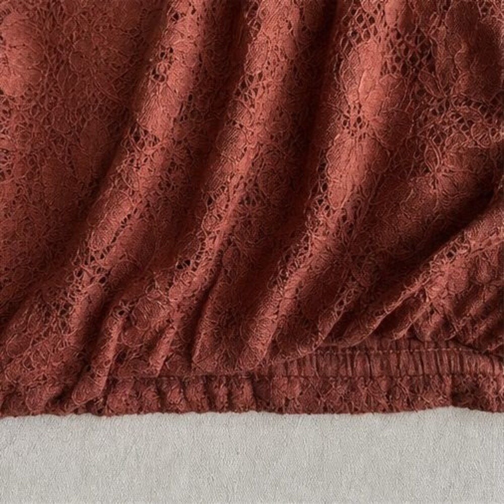 Rust Smocked Top - Picture 6 of 6